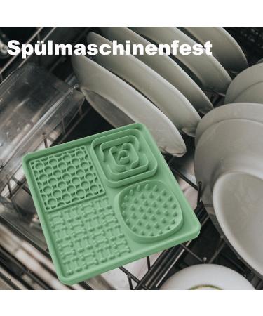 Aodaliy Silicon Lick Mat for Dogs & Cats | BPA-Free | Large Suction Cup Pet Lick Mats for Bathing & Grooming (Green & Pink) - Buy Online on GoSupps.com