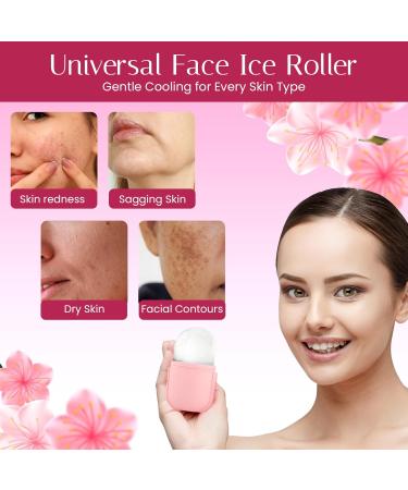 Buy Ice Face Roller Massager - Reusable Silicone Mold for Natural Skin Care De-Puffing Eye Bags & Reducing Migraine Pain | International Shipping Available - Buy Online on GoSupps.com