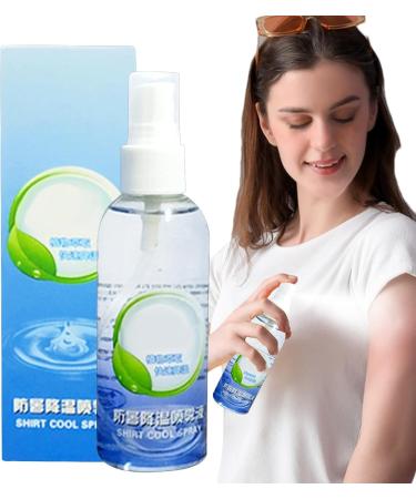 Cooling Spray for Hot Weather - 80ml Instant Outdoor Portable Cooling Spray | Long-Lasting Refreshing Cooling Artifact | Quick Cool Body Mist Spray For Sports Outing Hiking Commuting - Buy Online on GoSupps.com