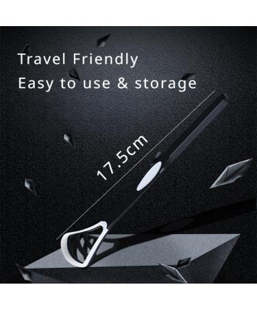 Buy Tongue Scraper for Bad Breath Relief | Easy-to-Use Tongue Cleaner for Adults | Essential Oral Care Travel Tool - Buy Online on GoSupps.com