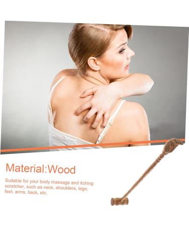 Buy Hapinary Portable Manual Back Massage Device - Wooden Knocking Hammers & Hook Shoulder Massager - Ideal for Pain Relief & Relaxation - Buy Online on GoSupps.com