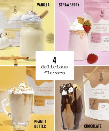 22 Days Nutrition Organic Vanilla Protein Powder - 15 Servings | Gluten Free Vegan Plant Based Protein (20g) - Pea, Flax, Sacha Inchi - Buy Online on GoSupps.com