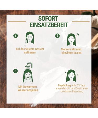 LT Nature Products Organic Face Mask - Moroccan Lavaerde | PUR | 150ml | Chemical & Soap-Free | Gentle Cleansing for Oily Skin - Buy Online on GoSupps.com