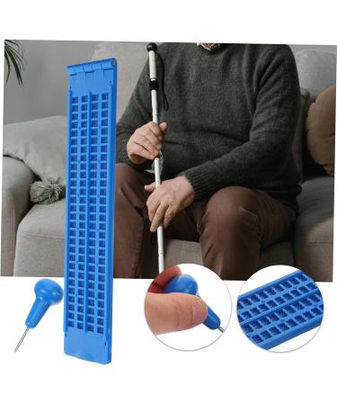 Collbath Braille Tablet & Accessories Set | Durable Braille Slate & Pen for Blind Optimize Your Writing Experience - Buy Online on GoSupps.com