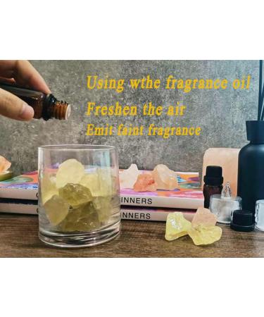 Xiannvxi Citrin Stone Crystals - 100% Natural Healing Reiki Rocks | Bulk Raw Stones (200g) - Buy Online on GoSupps.com