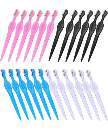 Fomiyes 48 STK Eyebrow Razor Kit - Mini Trimmer for Eyebrow & Face Hair Removal Travel-Friendly ABS Tools 12.5x2x0.2cm - Buy Online on GoSupps.com