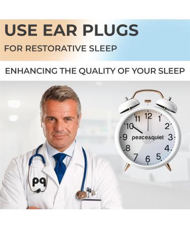 PQ Wax Ear Plugs for Sleep - 6 Silicone Noise Cancelling Earplugs for Sleeping & Swimming Protect Ears with 32 Db Sound Blocking Multi-Colored Pack - Buy Online on GoSupps.com