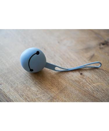 OLGS Silicone Pacifier Box for Babies | BPA-Free Pacifier Holder & Storage Case | Travel-Friendly Pacifier Strap in Ether Blue | Toddler Schnuller Box - Buy Online on GoSupps.com