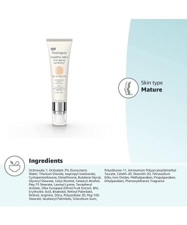Neutrogena Healthy Skin Anti-Aging Perfector SPF 20 Tinted Moisturizer - Fair to Light - 1 fl. oz - Buy Online on GoSupps.com