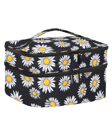 Dofilachy Nail Polish Organizer Travel Nail Polish Carrying Case-Custom Nail Organizer for Manicure Set Double Layer Nail Polish Carrying Bag(Flower Version 1:Holds 30 Bottles (15ml)) Version 1:holds 30 Bottles (15ml)... - Buy Online on GoSupps.com