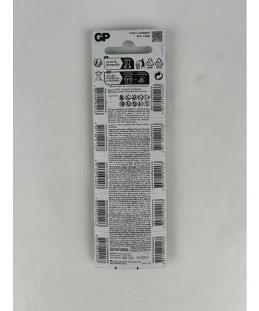 Buy GP Batteries Alkaline LR41 Button Cell - Chrome/Black/Red (Pack of 10) | International Shipping Available - Buy Online on GoSupps.com