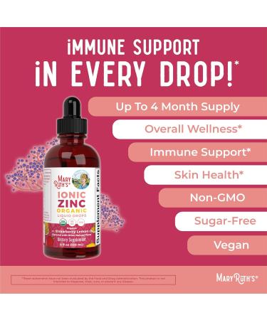 MaryRuth Organics Throat Spray (Vanilla) & Zinc Drops (Strawberry Lemon) | USDA Organic Clean Label Project Verified | Vitamins for Throat Relief Immunity & Overall Health | Vegan Non-GMO - Buy Online on GoSupps.com