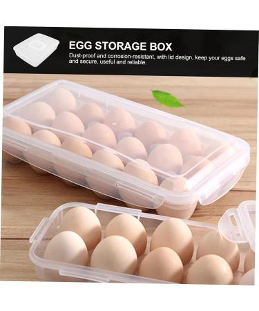 GLEAVI Box Egg Tote Eggs Refrigerator Egg Container Egg Case Egg Holder Covered Egg Organizer Crisper Dog - Buy Online on GoSupps.com