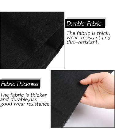 Zxiixz Black Linen Needlework Fabric - Large Size (59 x 19) for Garment & Craft - Cross Stitch Aida Cloth for Embroidery - Black Color - Buy Online on GoSupps.com
