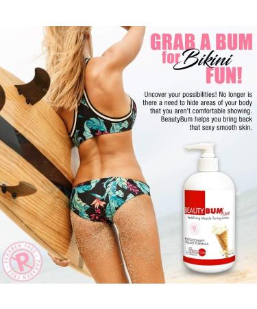 BeautyFit BeautyBum Pump - Muscle Toning Lotion for Tightening Skin & Enhancing Firmness | Sculpt & Tone Problem Areas | Vanilla Shuga | 16 oz - International Shipping Available - Buy Online on GoSupps.com