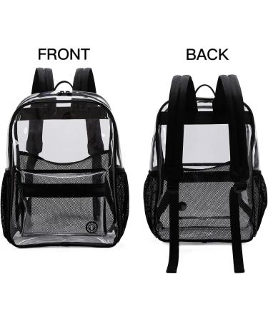 FARMARK Clear PVC Stadium Approved Backpack for School, Travel, and Work - Buy Online on GoSupps.com