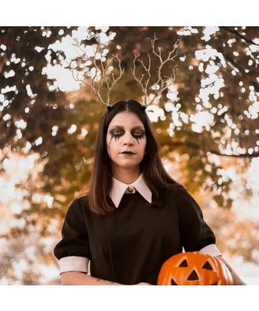 minkissy Tree Branches Headband Reindeer Antlers Headband Big Antlers Hair Band Forest Cosplay Props Christmas and Easter Party Headbands (As Shown) - Buy Online on GoSupps.com