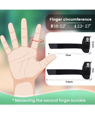Ednyzakrn 2 Pack Finger Protection - Adjustable Trigger Finger Brace Splint for Sports | Injury Support for Basketball Volleyball Tennis & Baseball - Buy Online on GoSupps.com