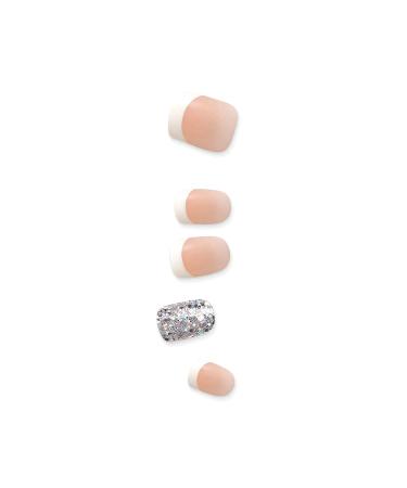 KISS imPRESS Press-On Manicure Nail Kit with PureFit Technology - Short Press-On Nails with Prep Pad, Mini File, Cuticle Stick, and 30 Fake Nails Included - Buy Online on GoSupps.com