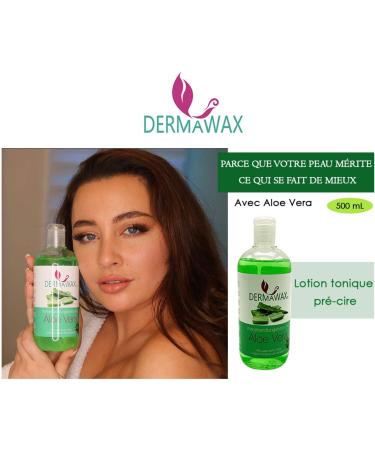 Dermawax Pretreatment Lotion with Aloe Vera for Hair Removal Waxing 500ml - Buy Online on GoSupps.com