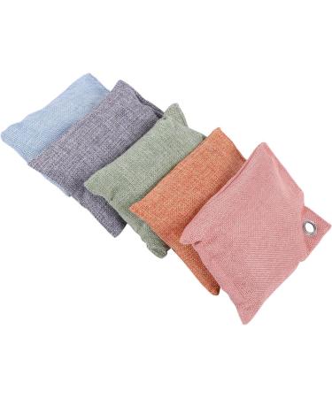 SilteD SilteD 5 Bag/Set Air Purifier Bag Car Home Bamboo Charcoal Dehumidifier Odor Remover Air Purifying Bag Natural Air Freshener Bags - Buy Online on GoSupps.com