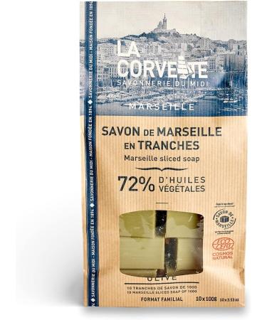 La Corvette Cosmos Natural Marseiller Soap in Loose Contour 1 kg (10 x 100 g) - Buy Online on GoSupps.com