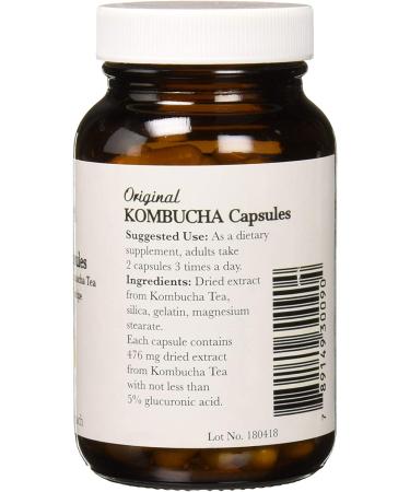 Pronatura Kombucha Capsules 580 mg - 90 Count | Boost Gut Health & Wellness - Buy Online on GoSupps.com