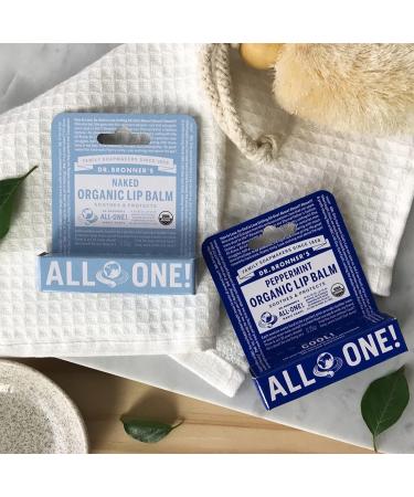Dr. Bronner's Organic Lip Balm Naked 0.15 oz - Natural Lip Care Solution - Buy Online on GoSupps.com