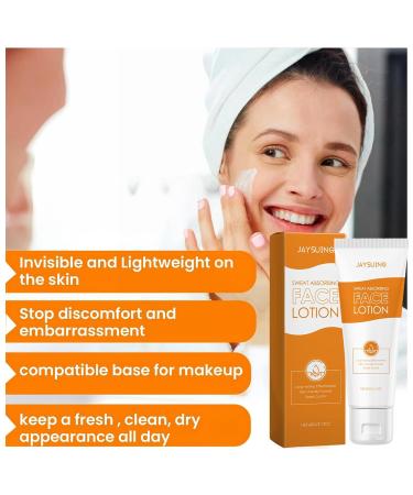 Face Antiperspirant Sweat Absorbing Lotion Face Anti Sweat Lotion Face Sweat Blocker Antiperspirant and Oil Control Lotion for Face Forehead and Scalp Reduces Face and Body Sweating - Buy Online on GoSupps.com