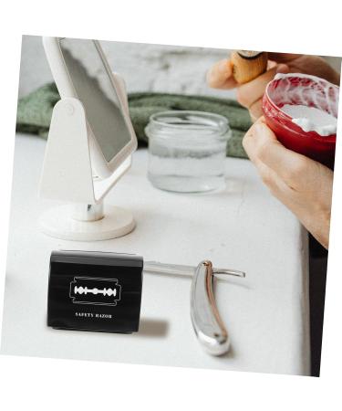 Buy Minkissy Portable Razor Blade Disposal Box - Safe & Convenient Barber-Shaving Storage for Stainless Steel Blades - Buy Online on GoSupps.com