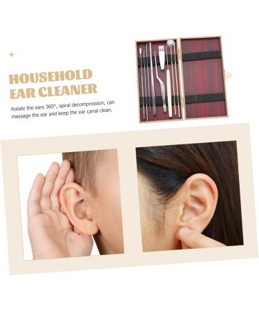 Healvian 1Set Ear Cleaning Tool Convenient Wax Kit for Household Use Wear Resistant Tools for Massage and Cleaning Ear Canal Lightweight and Portable Ear Supply - Buy Online on GoSupps.com