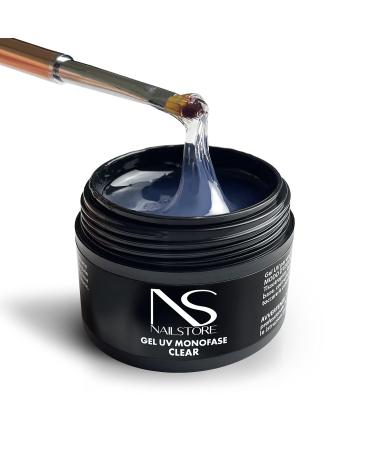 Nail Store Nail Store Clear single-phase UV gel long-lasting self-leveling medium density anti-yellowing easy to handle Suitable for refills (30 g)