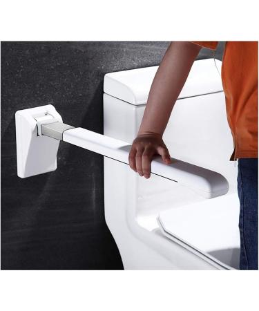 Bathroom Support Folding Bar Foldable Bathroom Grab Bar with Leg for Old People Gravida Disabled Folding Handle Bracket Grab Bar Wall Mounted White