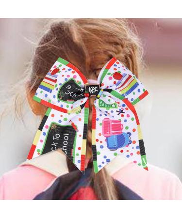 Back to School Hair Clips - Cartoon Back to School Hair Barrettes | Chic Hair Accessories Portable Barrettes for Students - Buy Online on GoSupps.com