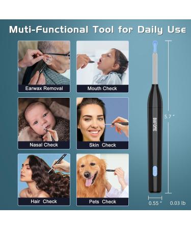 Buy Ear Wax Removal Kit with Camera - 1920HD Ear Cleaner Tool for iOS & Android | Built-in WiFi 6 Ear Pickers - Black - Buy Online on GoSupps.com