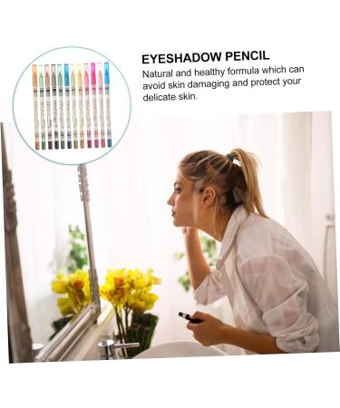 FOMIYES 12 Pcs Waterproof Eyeshadow Green Suit Pencil Eyeshadow Lip Liner Miss Water Proof Liquid Eyeliner - Buy Online on GoSupps.com