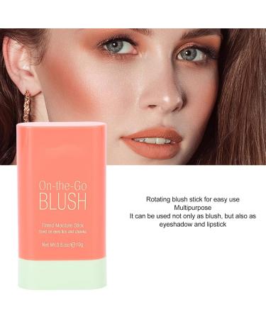Smooth Blush Stick for Cheek Lip Makeup Cream Blush Long Lasting Delicate Texture Multipurpose Solid Moisturizer Stick 0.7oz - Buy Online on GoSupps.com