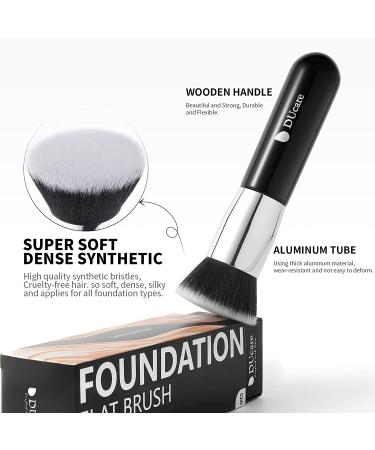 DUcare Flat Top Kabuki Brush - Professional Liquid & Powder Foundation Makeup Brush - Buy Online on GoSupps.com
