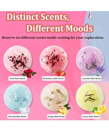 Boule de bain boule de douche Boules de douche naturelles Ensemble de 6 boules de bain pour femmes et hommes Kit de boules de douche naturelles boules de bain Spa bulles - Buy Online on GoSupps.com