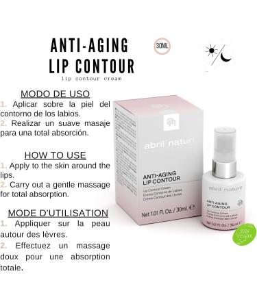  abril et nature abril et nature Skin Anti-Aging Lip Contour 30 ml. Lip Cream 100% Vegan. Immediate effect. Hydration and elasticity of the skin. All skin types. - Buy Online on GoSupps.com