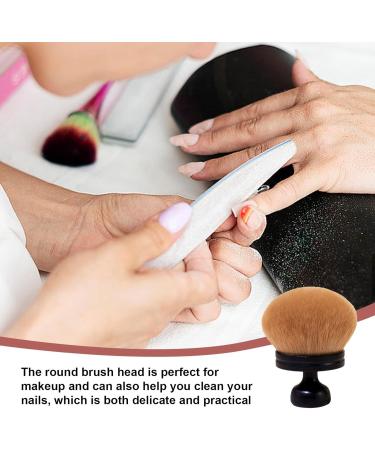 Powder Brush for Pressed Powder | Blush Brush Powder Brushes - Nail Brush Face Brushes Makeup Setting Powder Brush with Mushroom Head for Setting Loose & Pressed Powder black - Buy Online on GoSupps.com