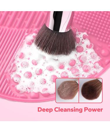 Buy Makeup Brush Cleaner Kit - 5 fl. oz | Effective Makeup Brush Cleaning Solution Shampoo Beauty Sponge & Mat - Buy Online on GoSupps.com