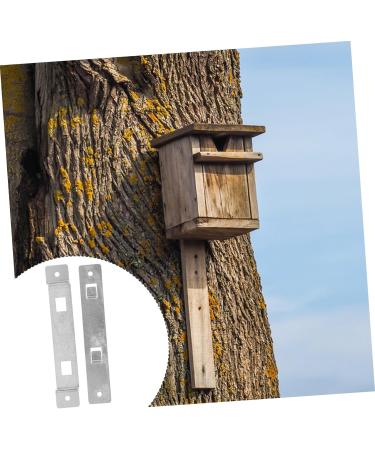 BESPORTBLE 1 Set bird house fixing bracket tool Fixture nest box steel wind chime bird feeder the bird's nest Holder bird feeders bird house fixator hanger outdoor wind chime holder hook up - Buy Online on GoSupps.com