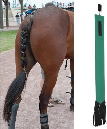 Tail Bag with Fringe Horse Tail Protector Guard Nonwoven Fabric Waterproof Breathable Horse Tail Bag (Green) - Buy Online on GoSupps.com