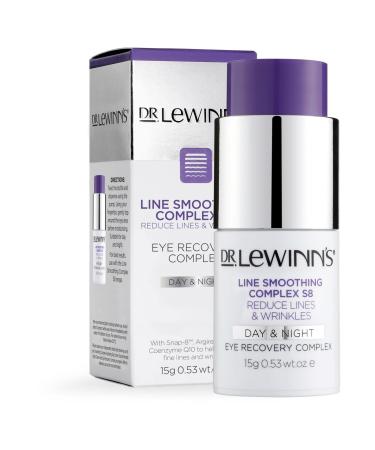 Dr. Lewinn's | Line Smoothing Complex S8 | Eye Recovery Complex | Reduce Lines & Wrinkles | Reduce Expression Lines | Target Dark Circles | 15g