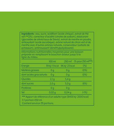 SodaStream Lipton Green Ice Tea Concentrate Mint Lime Flavor for Sparkling Water and Soda Machine | Prepare up to 9 Liters o - Buy Online on GoSupps.com