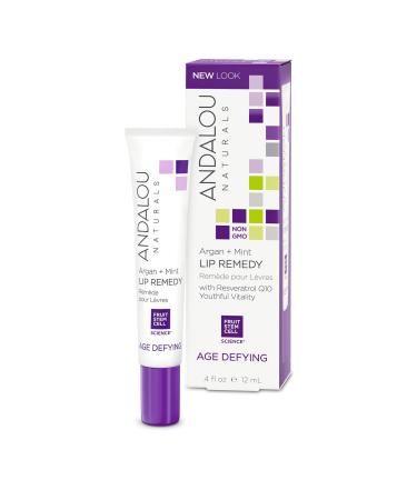 Andalou Naturals Argan + Mint Lip Remedy 0.4 Ounce Tube