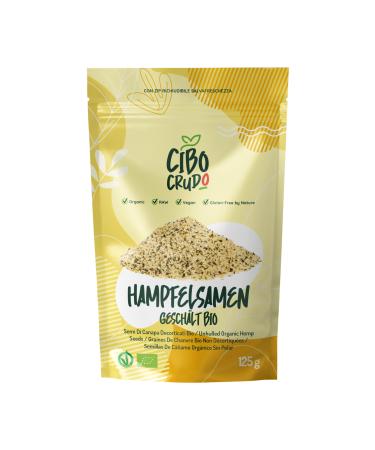 Hemp seeds peeled organic - 125g.Hemp seeds contain proteins fiber vitamins and antioxidants omega 3 and omega 6 fats.Organic Hemp Seeds.