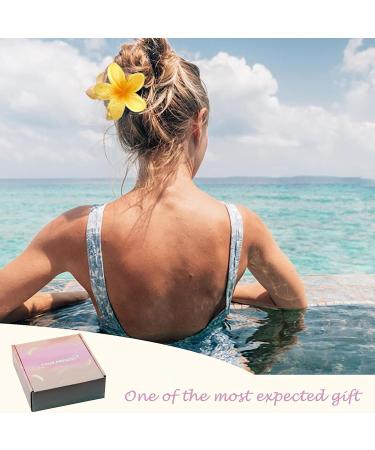 IOSPKKIO Flower Hair Clips - 4 Piece Strong Hold Clamps for Thick Hair | Non-Slip Hawaiian Style Hair Accessories - Buy Online on GoSupps.com