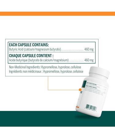 Genestra Brands Butyrate Complex - Butyrate Calcium & Magnesium - Butyric Acid Capsule - Gluten Free & Vegan - 90 Vegetable Capsules - Buy Online on GoSupps.com